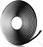 Cordon d'étanchéité en caoutchouc butyle 8 mm x 2 m (5/16 po x 6,6 pi) – Bande imperméable pour vitres de voiture, portes, pare-brise, camping-car et applications marines