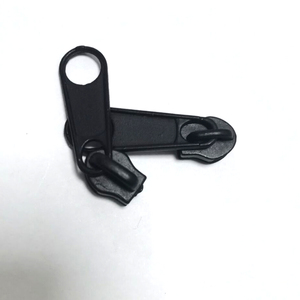 3 #5 #<span class=keywords><strong>8</strong></span> # fermetures à glissière pour Nylon résine métal fermetures à glissière argent glisseur Pull bagages bande Zip Pull Lock Head Kitting - Product Image 5
