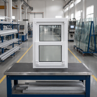 Fenêtre à guillotine simple en vinyle, profil UPVC multi-chambres, système d'équilibrage, châssis inclinable, remplacement résidentiel, certifié CSA