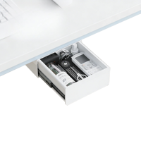 Tiroir de rangement sous le bureau, plateau coulissant sans perçage pour fournitures de bureau, documents et gadgets, étagère robuste et peu encombrante pour la maison