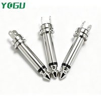 Connecteur audio YOGU 6,35 mm TS pour système de sonorisation PA, câble d'extension audio mono, connecteur de raccordement