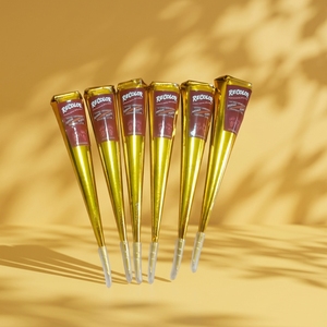 Pasta di Henné per Tatuaggi Temporanei con Etichetta Privata, Crema in Cono nei Colori Nero, Marrone e Rosso - Product Image 6