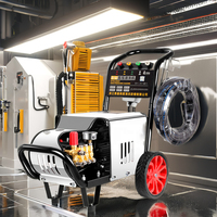 Nettoyeur à jet d'eau électrique haute pression 220V Heavy Duty 5 HP Lave-voiture Moteur Pompe Moteur Noyau Nouvelle Condition Eau Froide Métal