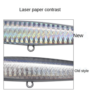 Nouvelle Ligne de leurres d'appât dur japonais 5g, 7g, 10g, 14g pour la pêche en eau salée, Minnow à flottaison lente pour le bar, Pesca Esche - Product Image 3