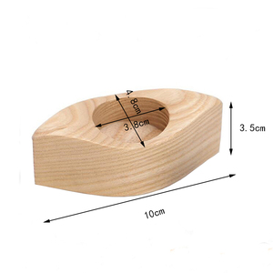 Bougeoirs en <span class=keywords><strong>bois</strong></span>, porte-bougies décorative de mariage, de noël nordique - Product Image 2