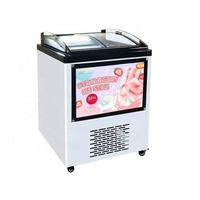 Congélateur à crème glacée Offre Spéciale 6 casseroles Vitrine de crème glacée Gelato Popsicle Display Congélateur