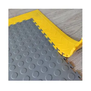 Suelo de plástico PVC para uso Industrial, baldosa de garaje entrelazada de alta resistencia