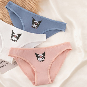 กางเกงในสามเหลี่ยมเซ็กซี่สำหรับผู้หญิงกางเกงพิมพ์ลายปีศาจลายการ์ตูนการ์ตูนอนิเมะสาวๆสไตล์ญี่ปุ่นสุดฮอต - Product Image 4
