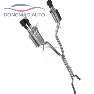 เหมาะสำหรับ BMW M5M6 F10 F06 S63 4.4T <span class=keywords><strong>สาย</strong></span>คล้องท่อไอเสียสแตนเลส V8พร้อมระบบท่อไอเสียวาล์วเก็บเสียง - Product Image 5