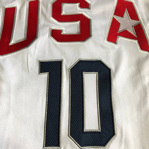 Günstige Großhandel atmungsaktiv gedruckt 3D gestickt hochwertige Herren Basketball Trikots Dream Team Nr. 10 Classic One-to-One - Product Image 4