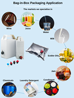 Bolsa Aséptica BIB de 10L con Válvula para Vino, Café, Té, Jugo, Bebidas, Vodka, Cerveza, Dispensador, Envasado con Grifo