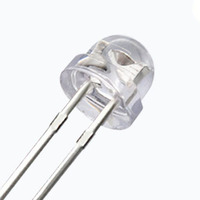 Meilleur prix 80-100degree trou traversant rouge blanc bleu vert jaune 4.8mm 5mm chapeau de paille Led Diode pour lumières