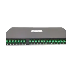 Rack Mount Fiber Optic Patch Panel 1U Fiber Optic ODF 24 Ports 24 Cores OEM SC LC FC / UPC/APC Assembly