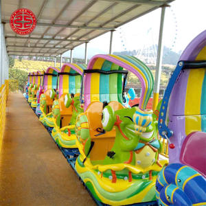 Sky Bike Pedal Track Manèges Jeu de parc d'attractions en plein air Style de <span class=keywords><strong>train</strong></span> de piste populaire Visites Sky Bike air Paddling Ride - Product Image 4