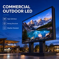 Écran LED extérieur P5 haute luminosité, étanche IP65, couleur intégrale, 6000 nits, angle de vision de 160 degrés, pour panneau publicitaire