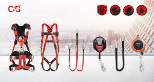สายรัดนิรภัยแบบดึงกลับอัตโนมัติสองชั้นสำหรับป้องกันการตก - Product Image 5