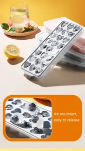 Tái sử dụng không dính Silicone 24 khoang Ice Cube khay Ice Maker Ice khuôn