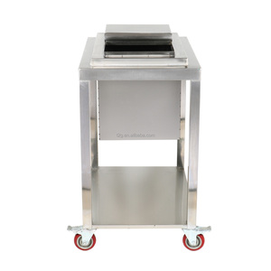 Ice <b>Bin</b> On Wheels Commercial Ice <b>Bin</b> Stainless With Sliding <b>Door</b> Ice Storage <b>Bin</b> - Product Image 2