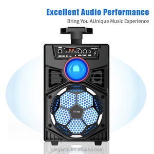 HT-M8 Football <strong>8</strong> Inch Speaker Trolley Portable Speaker Outdoor Portable Blue Tooth Speaker USB Playback Device - Product Image 2
