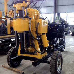 Mobiele kleine 200m diesel 380V waterputboorinstallatie met motorpomp en versnellingsbak kernmonster te koop - Product Image 5