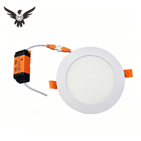 Plafonnier LED Rond Ultra Mince en Gros pour Usine, 3W à 24W, Encastré Intérieur, 3 Températures de Couleur, Spot Dimmable