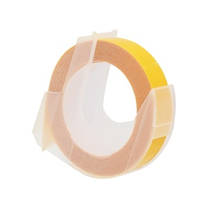 Compatible <span class=keywords><strong>Dymo</strong></span> 520108 S0898170 Cinta de etiquetas en relieve 9mm * 3M Blanco sobre amarillo - Product Image 4