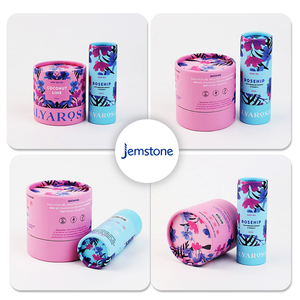 Contenedor de tubo de papel cilíndrico de impresión personalizada con logotipo impreso de tamaño personalizado para embalaje - Product Image 6