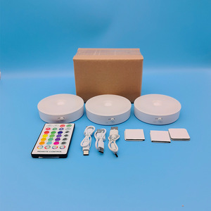 RGB 16-màu điều khiển từ xa ánh sáng ban đêm phòng ngủ môi trường xung quanh ánh sáng có thể sạc lại từ tường đầy đủ màu sắc cảm biến vòng ánh sáng - Product Image 1