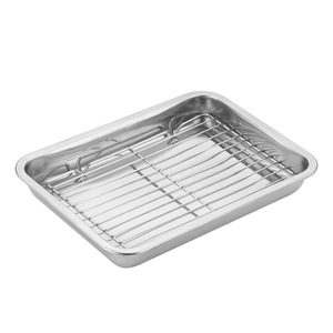 Plateau de drainage carré en acier inoxydable Cjz avec grille de contrôle d'huile pour hôtels, cafés et boissons - Product Image 2