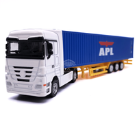 Modèle de camion conteneur O.A.S. en alliage APL 1:87 personnalisé, idéal pour l'expédition de jouets et cadeaux