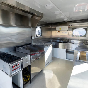 Remolque de Comida Especial <span class=keywords><strong>con</strong></span> Ventanas Redondas, Cocina Totalmente Equipada, Camión para Café, Helados, Sándwiches y Paninis para Pedidos Rápidos de <span class=keywords><strong>Desayuno</strong></span> - Product Image 6