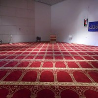 Tapis en nylon rouge à poils coupés de haute qualité de l'usine chinoise pour la mosquée de Dubaï tapis de prière de Turquie tapis de mosquée mur à mur