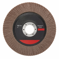 Disque à lamelles rond en oxyde d'aluminium à haute efficacité de coupe, outil abrasif personnalisable pour le débavurage des surfaces métalliques
