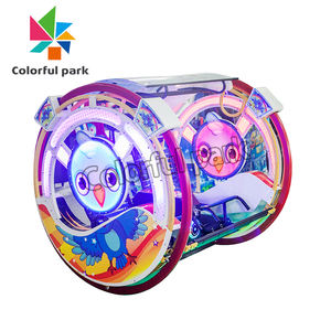 Le nouveau parc de jeux est excitant et amusant, simulant une conduite routière sûre et une voiture Leba à pièces pour 2 personnes - Product Image 1