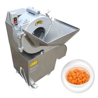 Fabrikant Van Fruitgroente Aardappelblokjessnijder Wortelui Ananas Bevroren Aardbei Mango-Snijmachine