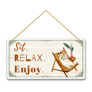 Vintage Wooden Sign 25*13 cm UV Printed Wooden <strong>Plaque</strong> Decorative Sign MDF <strong>Plaque</strong> for <strong>Home</strong> Decor - Product Image 5