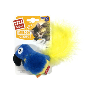 For Plush Eco-friendly Cat <strong>Toy</strong> Simulation Sounding Bird Mouse <strong>Parrot</strong> Hedgehog Cricket Teasing Stick Grinding Teeth - Product Image 5