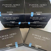 Carrete de Pesca Giratorio Power Aero14000 XTC Big Pit, 8+1 Rodamientos, Arrastre Máximo 20KG, Relación de Engranajes 4.3:1, Carrete para Pesca de Carpa