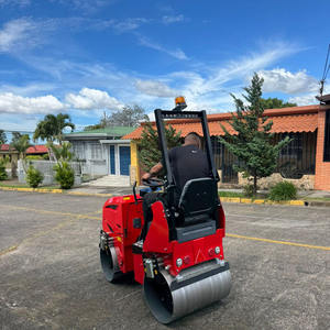 Niedriges Preis  Vibrations verdichtung Vibrations walzen maschine Asphalt fahrt auf Mini-Verdichter-Straßen walze - Product Image 4