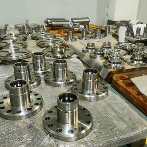 Flens besar presisi Industrial flens Bushing kustom baja karbon baja Aloi Stainless Steel untuk perlengkapan - Product Image 6