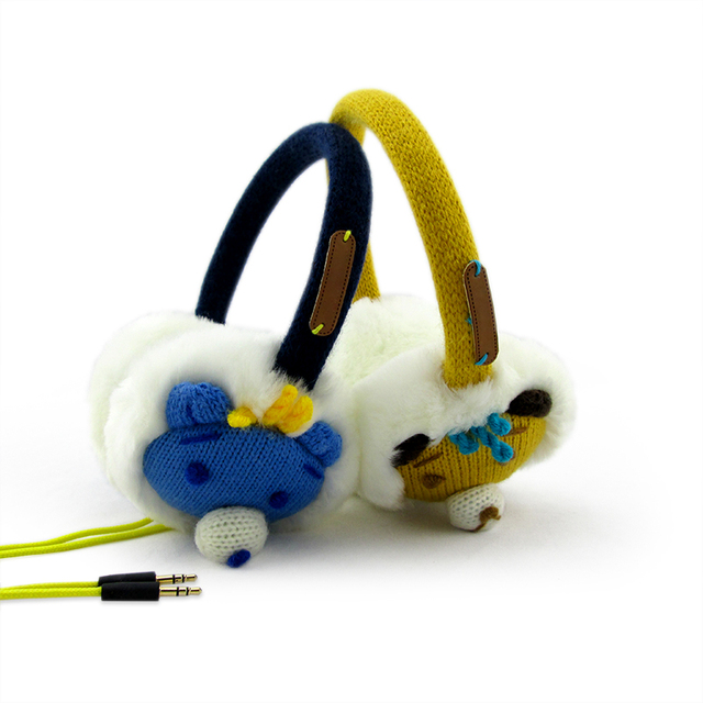 Supports Customized Personalize Plush Over Ear Headphones Children Headset with JL Chipset Good Sound Quality Wired for Music