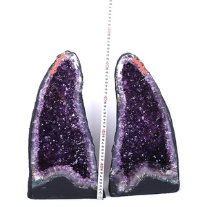 זוג טבעי uruguay אמתיסט גאודה גבישים ריפוי אבנים גדול אשכול קוורץ גדול למכירה - Product Image 2