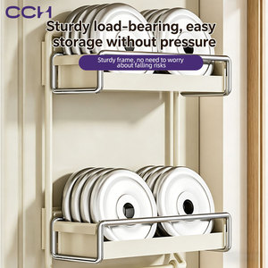 Estante Magnético Lateral para Refrigerador CCH, Sin Perforaciones, para Organización de Cocina - Product Image 2