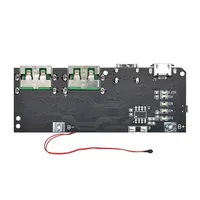 Módulo de Carga para Banco de Energía Móvil USB Dual LED QC4.0 QC3.0 5V 4.5A 22.5W Micro/Tipo-C 18650 con Protección de Temperatura/Circuito