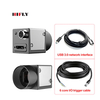Deteksi Rantai Mesin Mobil USB3.0 IMX264 5MP Global Shutter 68.2fps 2/3" CMOS Kamera Industri