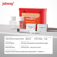 Kit de test de chlore total haute sensibilité en poudre 0,05-1 mg/L 60 paquets |   Méthode DPD Surveillance Précise de la Qualité de l'Eau JUBWAY