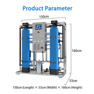 เครื่องกรองน้ำระบบ Reverse Osmosis 1 ตันต่อวัน อัตราการขัดข้องต่ำ พร้อมการรับประกัน 1 ปี เหมาะสำหรับธุรกิจขนาดเล็ก รับผลิตแบบ OEM - Product Image 4