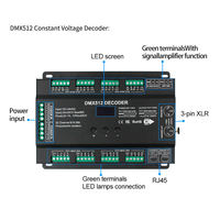 Controlador Decodificador LED Helan de 32 Canales 96A RGBW DMX512/RDM con Garantía de 3 Años, DC5-24V, Dimmer de 8/16 Bits
