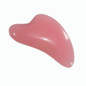 Outils de soin du visage en résine rose, massage du visage, lifting, Guasha - Product Image 2