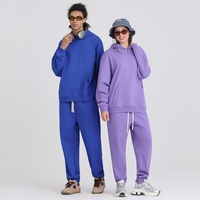 LVLV2025 Hoodie Pola Hati Terry 430g Berat, Gaya Amerika, Kualitas Tinggi, Merek Trendi, Unisex, Impor